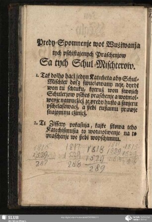 Predy-Spomnenje wot Wużiwaja tych pschistajenych Praschenjow Sa tych Schul-Mischterow