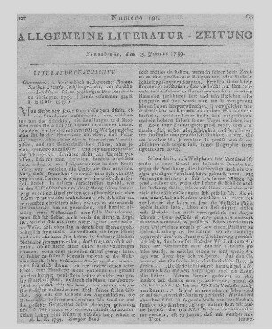 Pütter, J. S.: Johann Stephan Pütters Selbstbiographie. Bd. 1-2. Zur dankbaren Jubelfeier seiner 50-jährigen Professorsstelle zu Göttingen. Göttingen: Vandenhoeck & Ruprecht 1798
