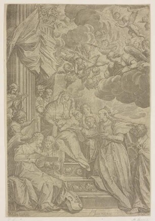 Die mysthische Vermählung der heiligen Katharina