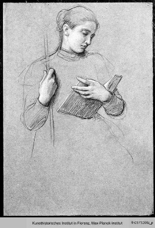 Studie: Lesende Frau