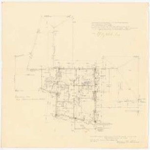 Arzthaus Prof. Bernhardt, Berlin-Charlottenburg: Grundriss Obergeschoss 1:50