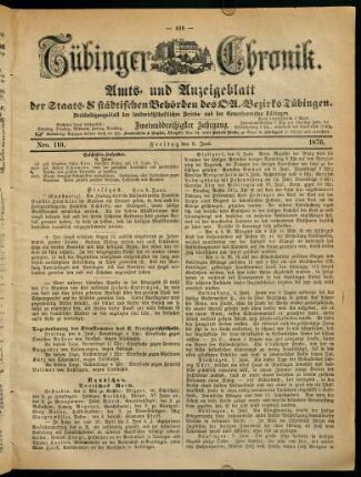 469-488, 9. Juni (Nro. 110) - 14. Juni (Nro. 114)