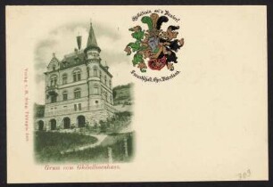 303, Gruss vom Ghibellinenhaus. Ghibellinia sei's Panier!