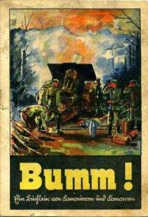 Heft mit Karikaturen und Versen über den 1. Weltkrieg und Werbung für ein Kaufhaus in Trier