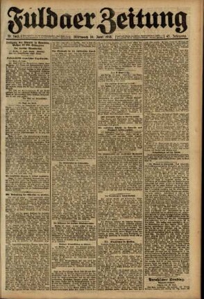 Ausgabe vom Mittwoch, den 19. Juni 1918.