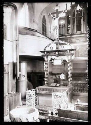 Evangelische Stadtkirche; Altar 1700