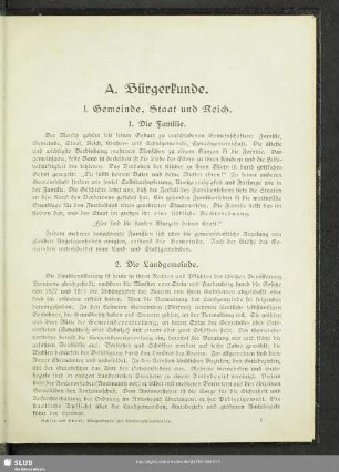 A. Bürgerkunde