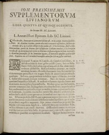 Liber Quintus Et Quinquagesimus.