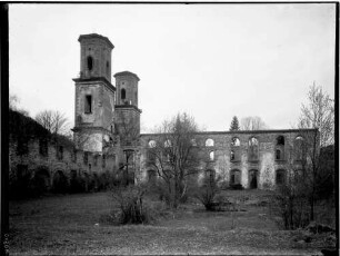 Kloster Frauenalb Außenansicht Ruine Südseite, Hofseite