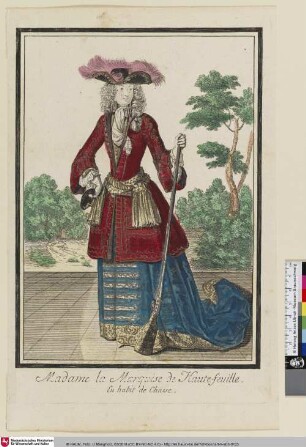 Madame la Marquise de Haute-feuille