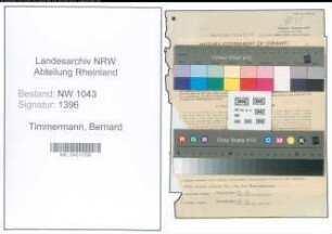 Entnazifizierung Bernard Timmermann , geb. 19.03.1894 (Arbeiter3)