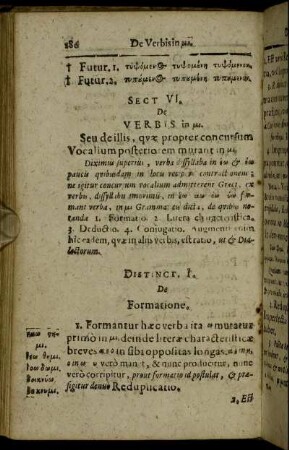 Sect. VI. De Verbis in μι.