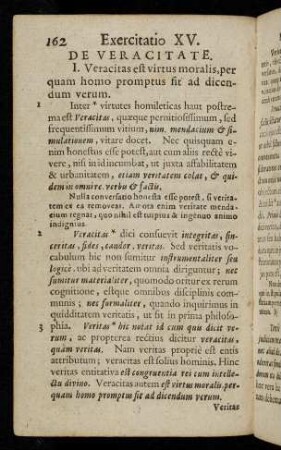 162-173, XV. De veracitate