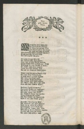 Trauergedicht auf Anna Steinmann, Frau des Dr. iur. Heinrich Steinmann.