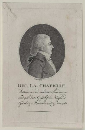Bildnis des Anne-Jean-Pascal-Chrysostome, Duc de la Chapelle
