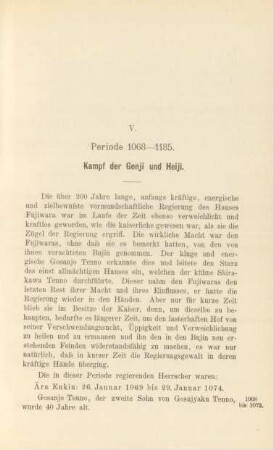 V. Periode 1068 - 1185