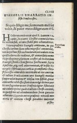 Evangelii Enarratio In festo Penthecostes.
