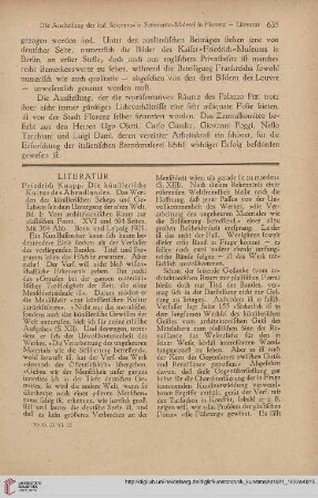 Literatur / [Notizen] / Kunstmarkt