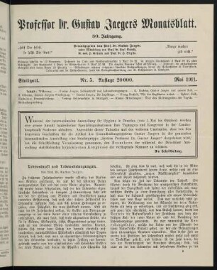 49-68, Nr. 5. Mai 1911.