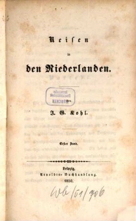Reisen in den Niederlanden, 1