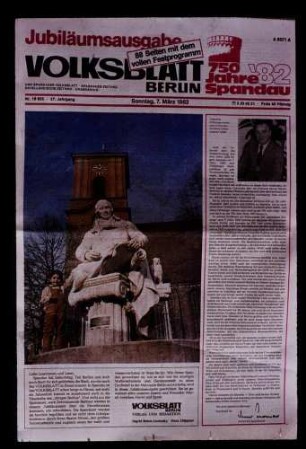 750 Jahre Spandau 1982