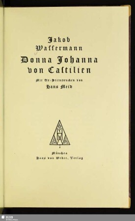 Donna Johanna von Castilien