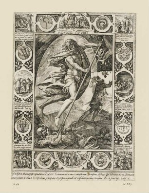 Resūrrectio Christi, Blatt 7 der Folge "Allegorien zu dem Leben Christi"