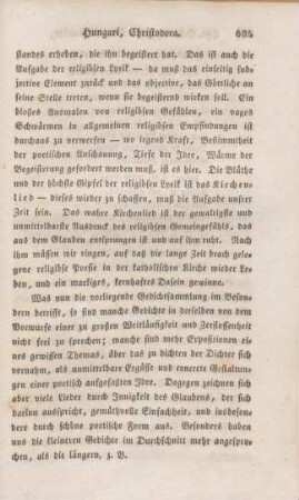 685-698 [Rezension] Hurter, Friedrich Emanuel von, Der Antistes Hurter von Schaffhausen und sogenannte Amtsbrueder