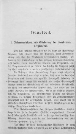 II. Hauptteil.
