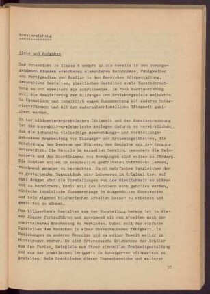 Kunsterziehung