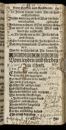 Vom leyden und sterben Jesu Christi.