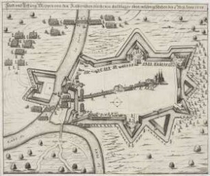 Statt und Vestung von den Keyßerischen durch einen anschlag erobert welches geschehen den i/11 Mey Anno 1638.