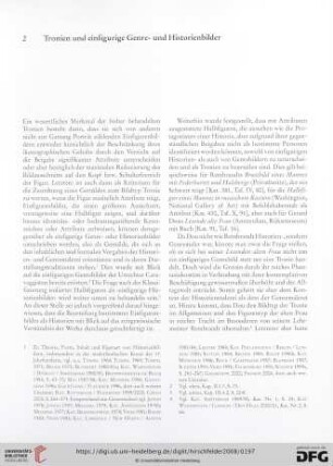 2. Tronien und einfigurige Genre- und Historienbilder