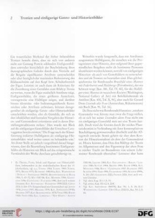 2. Tronien und einfigurige Genre- und Historienbilder
