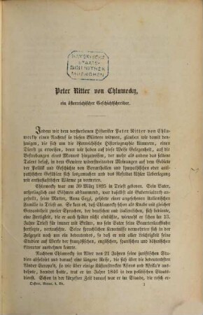 Österreichische Revue. 1863,3/4, 1863,3/4