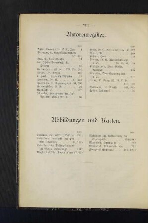 Abbildungen und Karten.