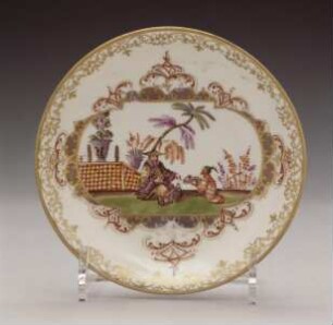 Unterschale mit Chinoiserie