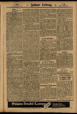Zweite Ausgabe vom Montag, den 03. November 1913.