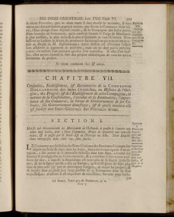 Section I. - Section V.