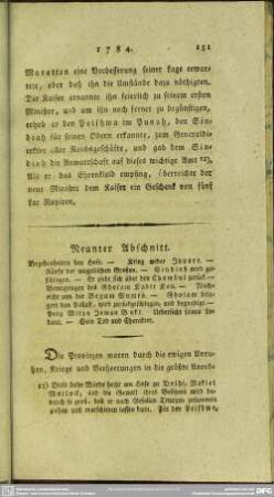 Neunter Abschnitt
