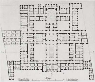 Grundriss der 1. Etage, Blatt 124