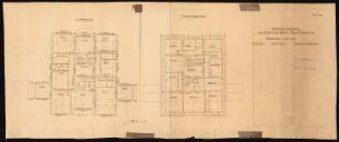 Wohnhäuser Hohenzollernstraße/Menzelstraße/Wölflstraße, Breslau: Menzelstraße 87: Grundriss Mansardengeschoss, OG