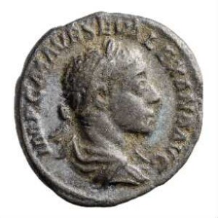 Münze, Denar, 223 n. Chr.