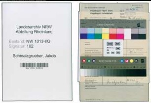 Entnazifizierung Jakob Schmalzgrueber , geb. (Masseur)
