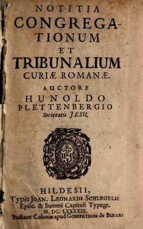 Notitia Congregationum Et Tribunalium Curiæ Romanæ