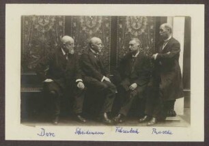 Mitglieder des Reichstagspräsidiums Juni 1918