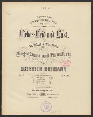 No. 1: Liebesgruß : Op. 32. I.