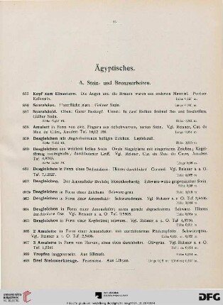 Ägyptisches (Nr. 855-917)