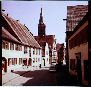 Wolframs-Eschenbach: Hauptstraße mit Liebfrauenmünster
