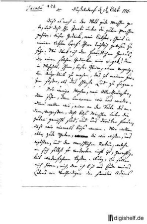 186: Brief von Johann Georg Jacobi an Johann Wilhelm Ludwig Gleim